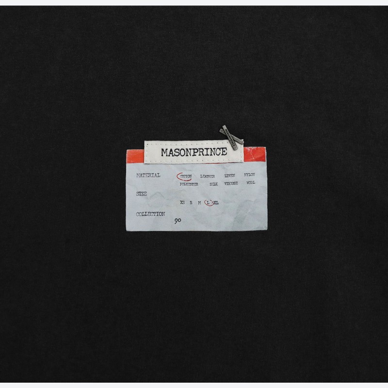 Stapled Label T-Shirt